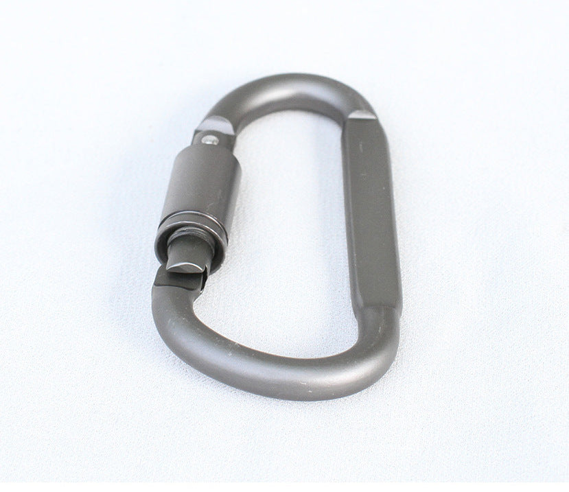 Portable aluminum carabiner