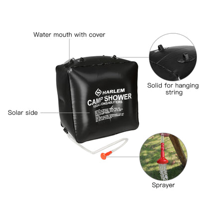 SunShower: Solar-Powered Camping Shower