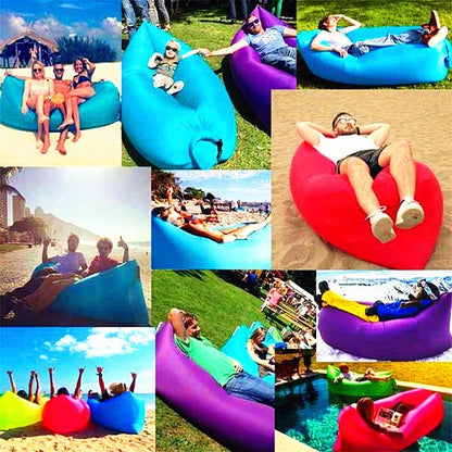 BreezeLounger: The Ultimate Outdoor Inflatable Sofa