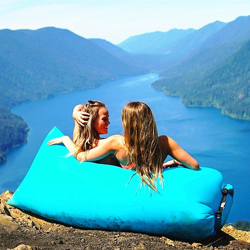 BreezeLounger: The Ultimate Outdoor Inflatable Sofa