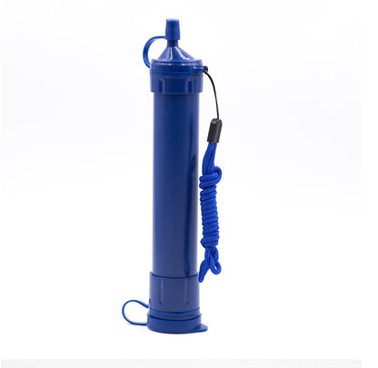 Outdoor portable straw water purifier