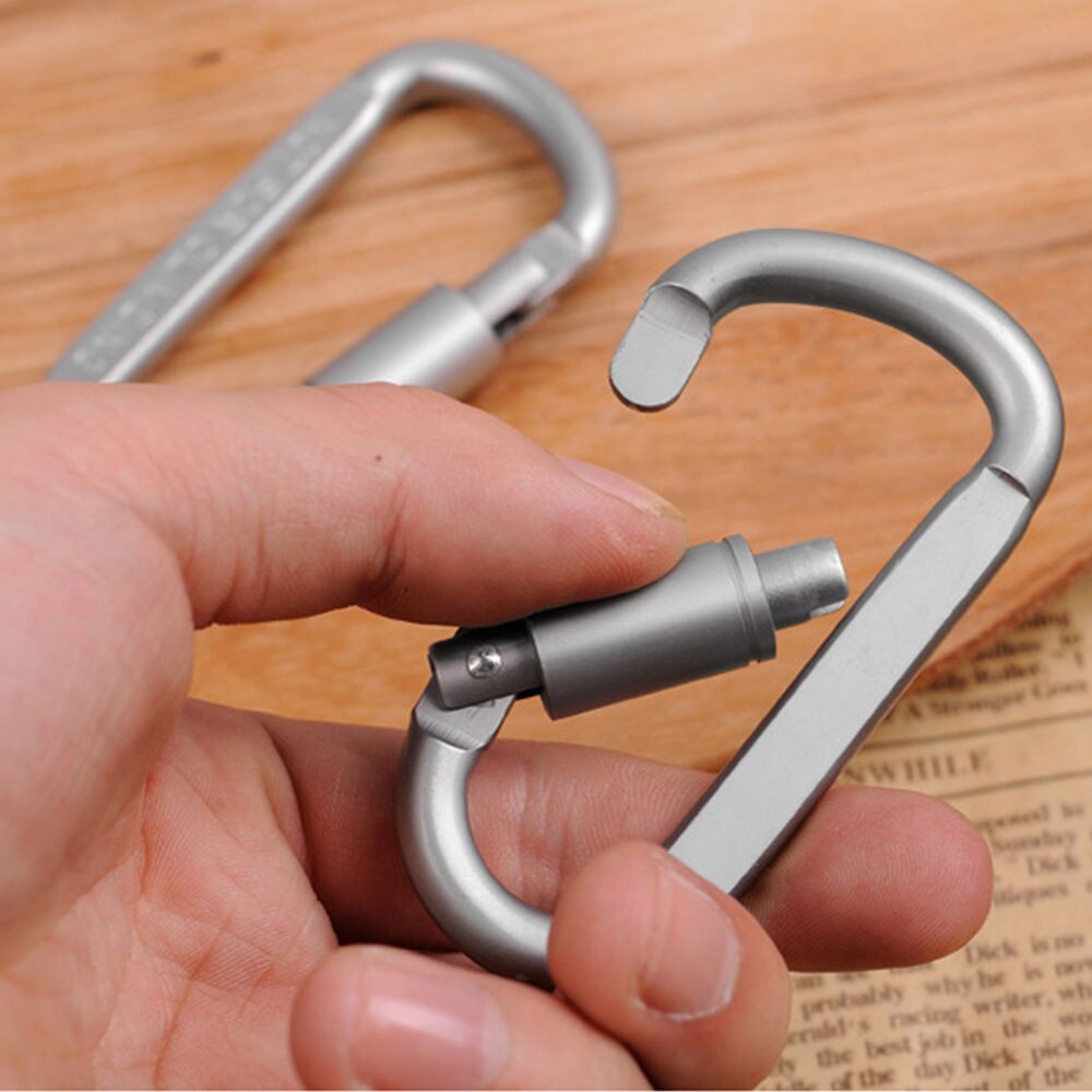 Portable aluminum carabiner