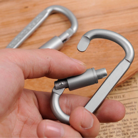 Portable aluminum carabiner