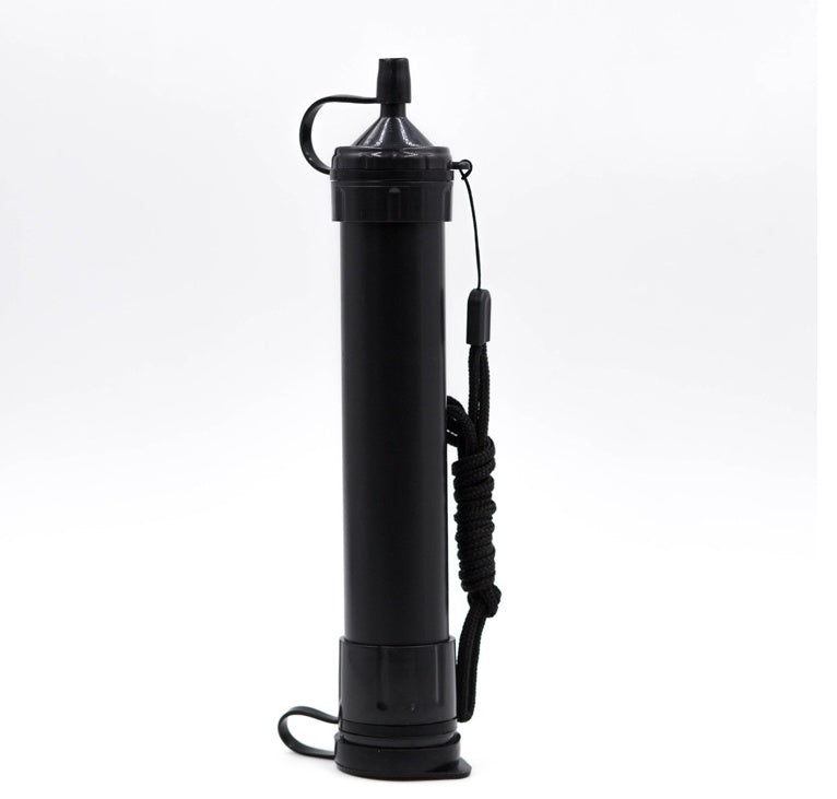 Outdoor portable straw water purifier