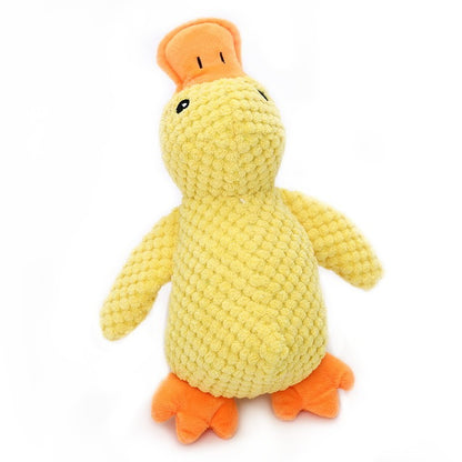 Product Number 39 / Duckie Delight™ - Mess-Free Crinkle Duck Toy for Dogs